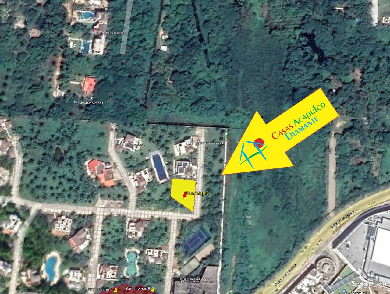 Terreno Son Vida Dominica 5 - Ubicación satelital y entorno 2
